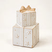 Satchville white stacked Stoneglazed ceramic Christmas gifts