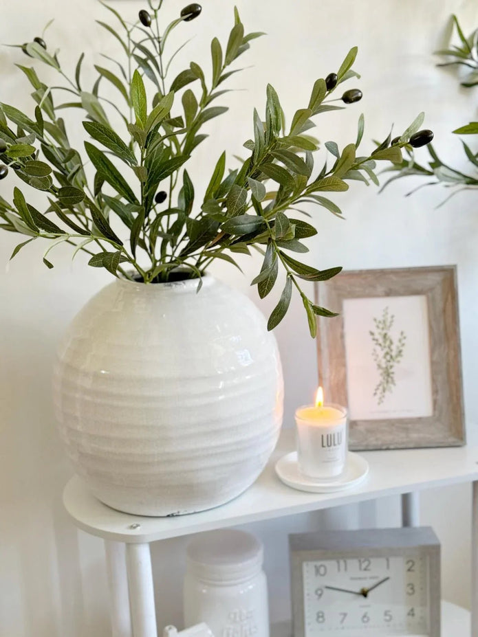 White Three Shelves Hallway Console Unit - Furniture And MirrorsFurniture And Mirrors - Lulu Loves Home