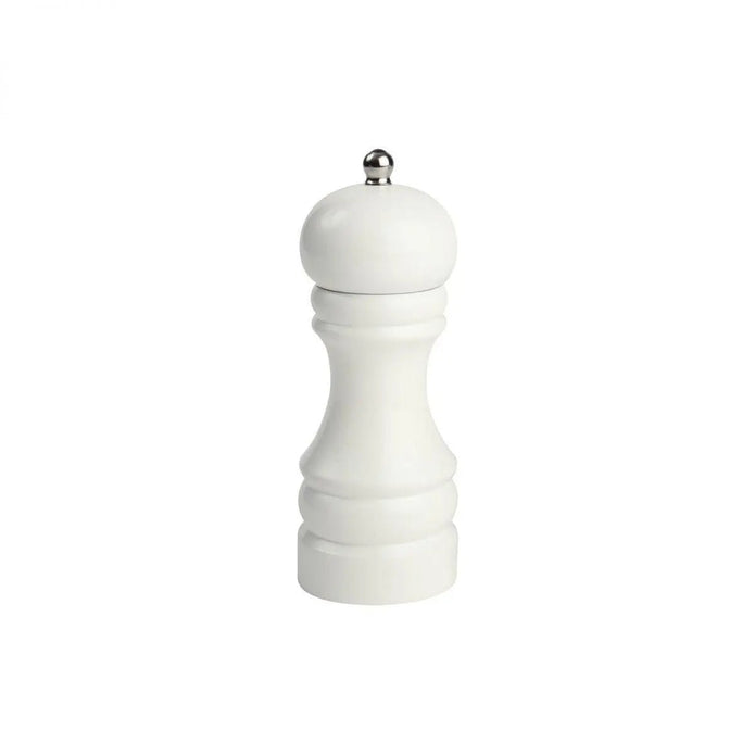 White Wooden Capstan Salt Grinder Mill - Kitchen & DiningKitchen & Dining - Lulu Loves Home
