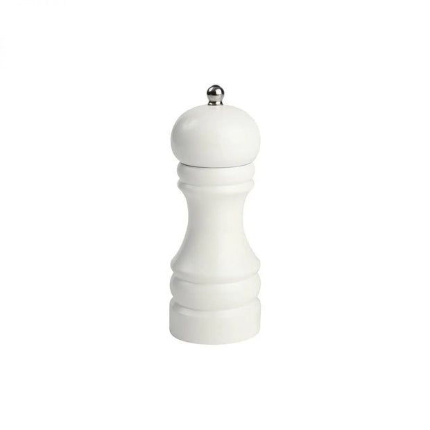 White Wooden Capstan Salt Grinder Mill - Kitchen & DiningKitchen & Dining - Lulu Loves Home