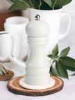 White Wooden Capstan Salt Grinder Mill - Kitchen & DiningKitchen & Dining - Lulu Loves Home