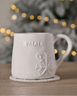 White Glazed Ceramic Mug - Falala