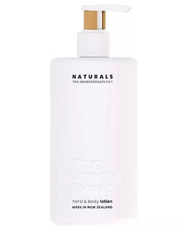 Widdop & Co Naturals Luxury Hand & Body Lotion with rose, jasmine, and oud scent, displayed in elegant packaging.