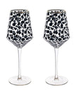 Frida Leopard Print Wine Glasses - Home DecorHome Decor - Lulu Loves Home
