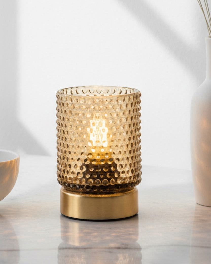 LED Amber Glass Bulb Light