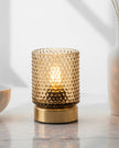 LED Amber Glass Bulb Light