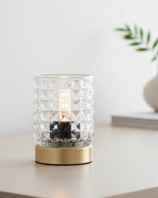 LED Light Up Clear Glass Bulb Light
