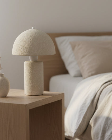Natural Mushroom Shaped Table Lamp - LightingLighting - Lulu Loves Home