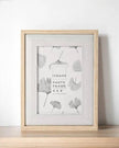 Natural wood and grey effect photo frame by Widdop & Co, designed for 4x6 photos, showcasing a stylish and elegant decorative frame.