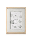 Natural wood and grey effect photo frame by Widdop & Co for 4x6 photos, showcasing a stylish and modern design.