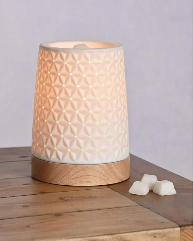 White Ceramic Loire Wax Melt & Oil Electric Burner - Star - Wax Melt BurnersWax Melt Burners - Lulu Loves Home