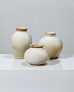 Set of Eliora Mini Vases by Wikholmform, small glass home décor vases with a modern design.