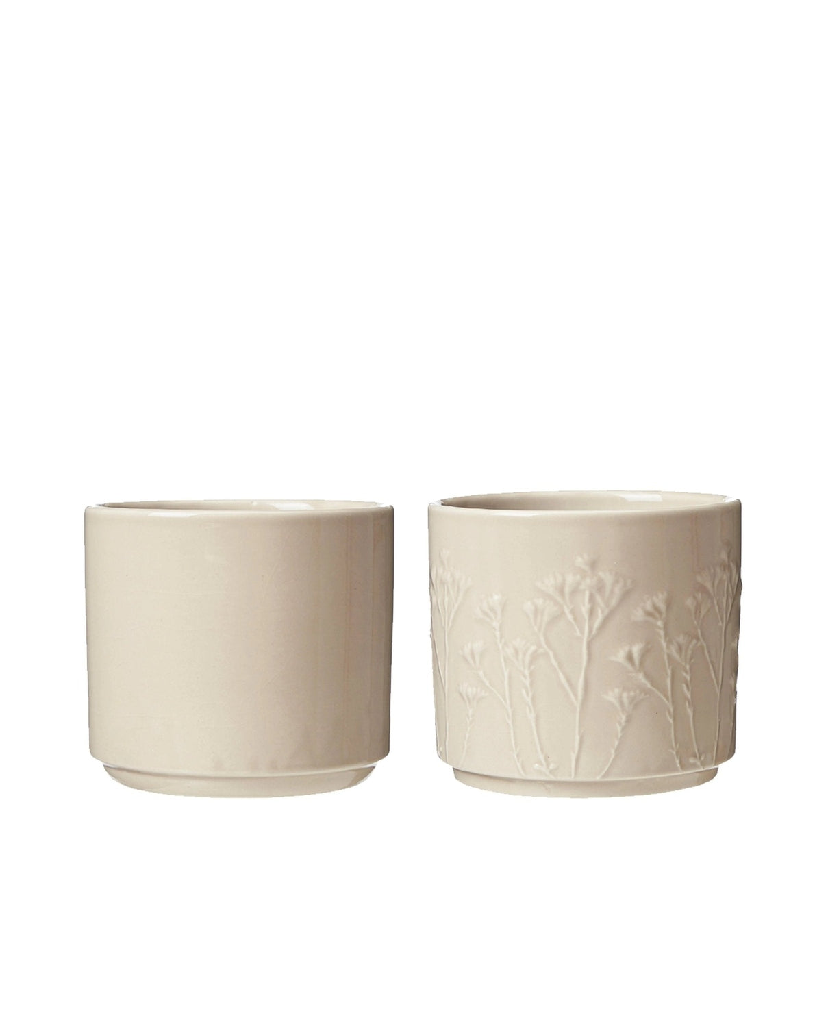 Edil Ceramic Beige Planter Pot - Seasonal Decor - EasterSeasonal Decor - Easter - Lulu Loves Home