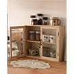 Wooden cupboard display shelf unit from Starlight Express, ideal for kitchen and dining room storage and organization.