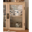 Starlight Express wooden cupboard display shelf unit for kitchen and dining, showcasing storage and organization space.