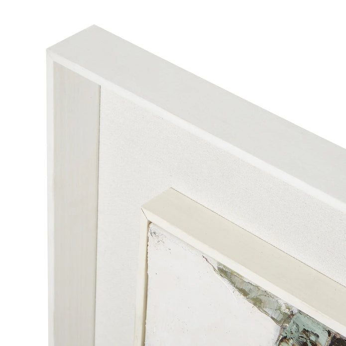 Wooden Framed Painting On Canvas - Green Leaves - Posters, Prints, & Visual ArtworkPosters, Prints, & Visual Artwork - Lulu Loves Home