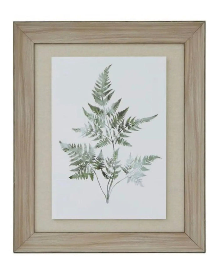 Wooden Framed Wall Art Print - Green Ferns - Posters, Prints, & Visual ArtworkPosters, Prints, & Visual Artwork - Lulu Loves Home