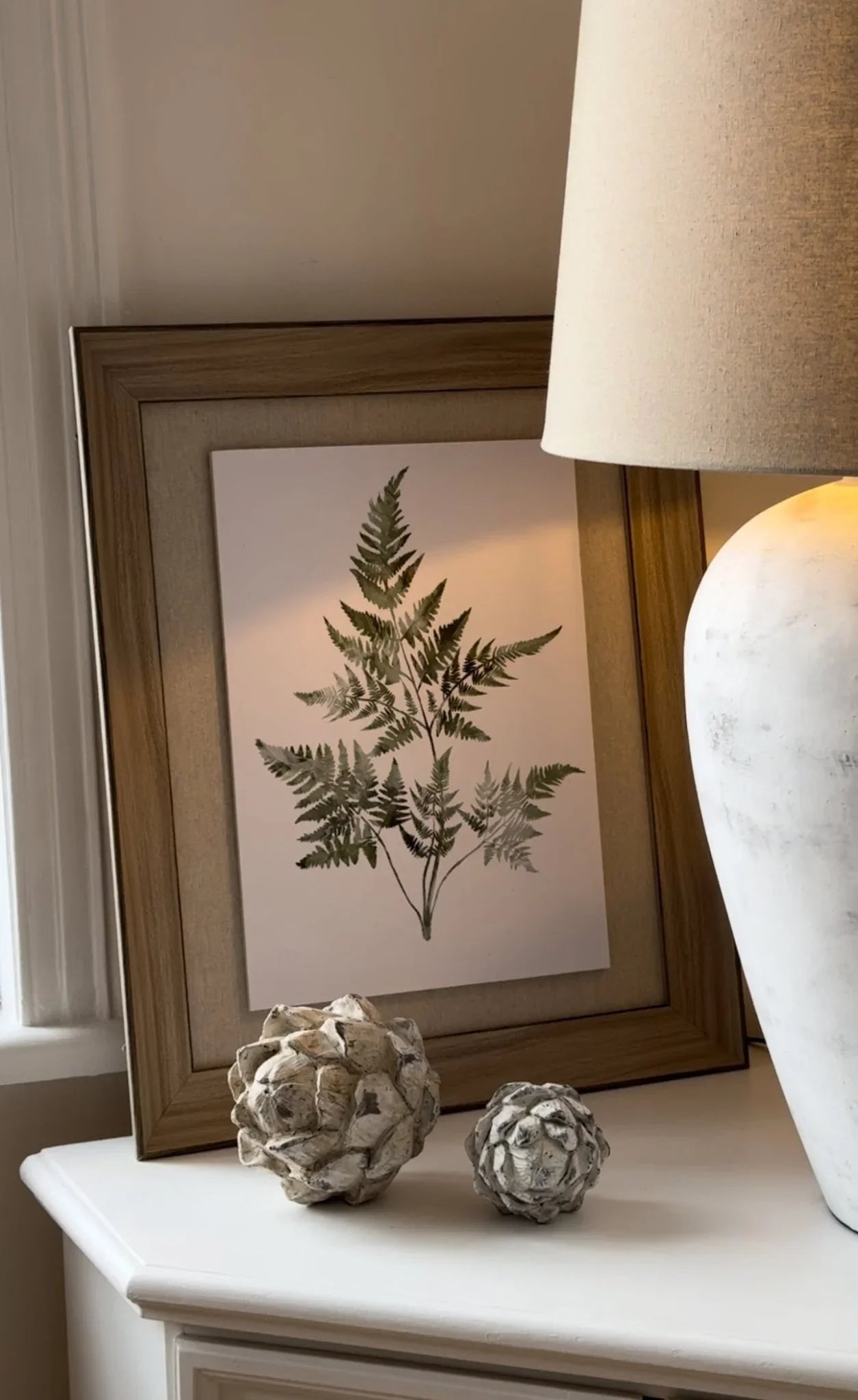 Wooden Framed Wall Art Print - Green Ferns - Posters, Prints, & Visual ArtworkPosters, Prints, & Visual Artwork - Lulu Loves Home