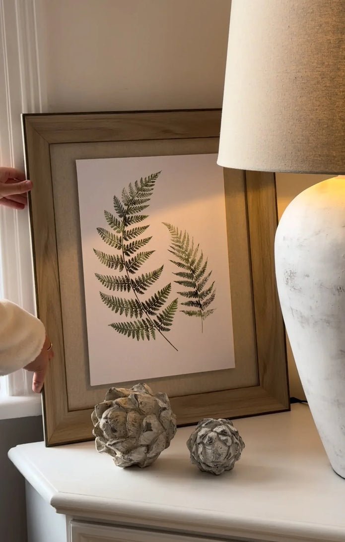 Wooden Framed Wall Art Print - Green Ferns - Posters, Prints, & Visual ArtworkPosters, Prints, & Visual Artwork - Lulu Loves Home