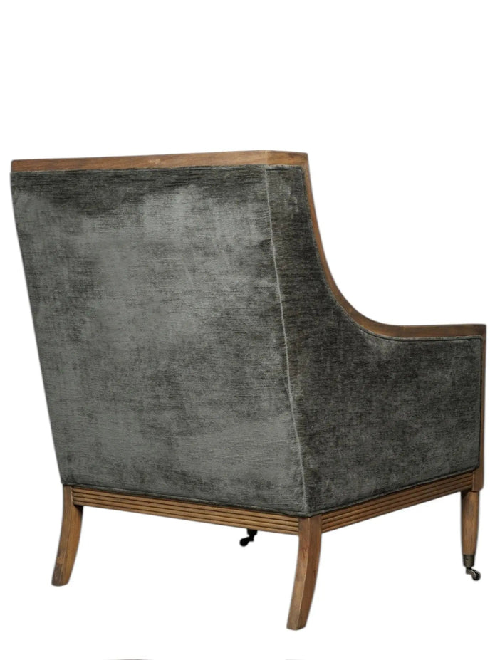 Wooden Olive Green Albury Armchair - Furniture And MirrorsFurniture And Mirrors - Lulu Loves Home