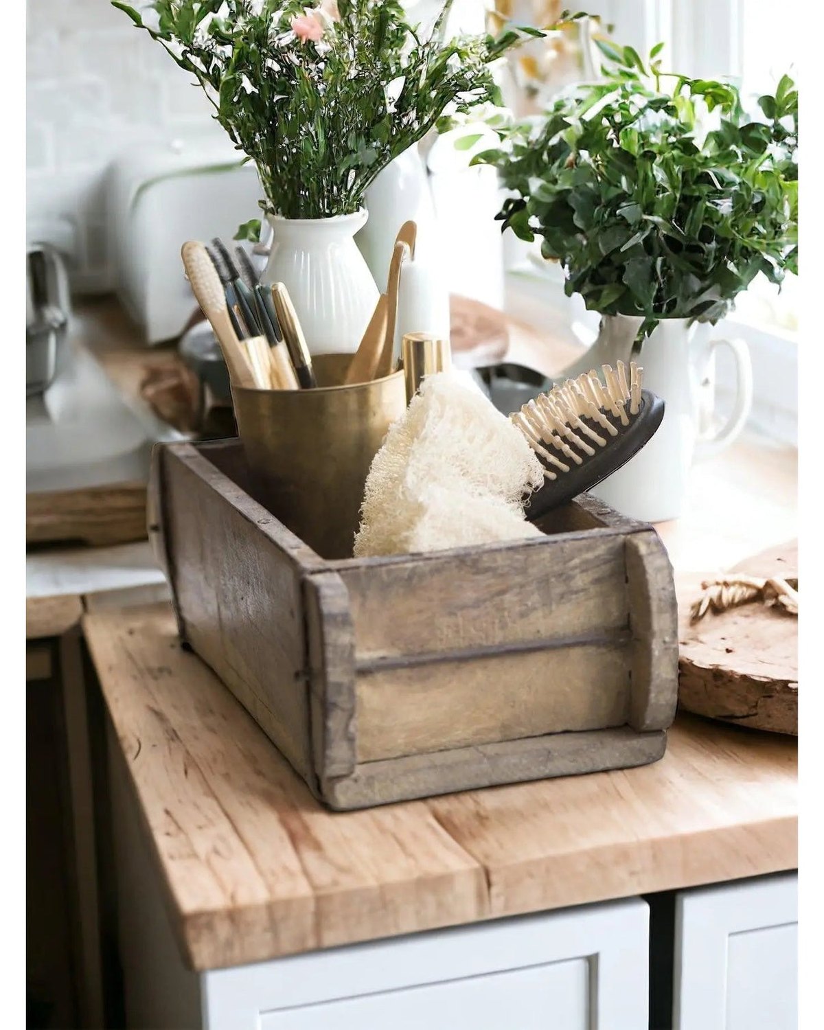 Wooden Patna Single Rustic Rectangle Brick Mould - Home DecorHome Decor - Lulu Loves Home