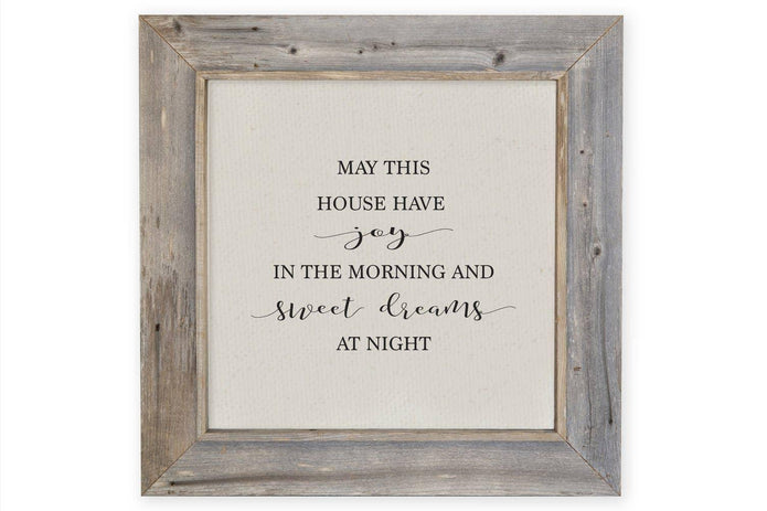 Wooden Rustic Extra Large Framed Sign - May this House Have Sweet Dreams - PRE ORDER SIX WEEK DELIVERY - Posters, Prints, & Visual ArtworkPosters, Prints, & Visual Artwork - Lulu Loves Home