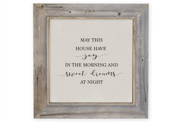 Wooden Rustic Extra Large Framed Sign - May this House Have Sweet Dreams - PRE ORDER SIX WEEK DELIVERY - Posters, Prints, & Visual ArtworkPosters, Prints, & Visual Artwork - Lulu Loves Home