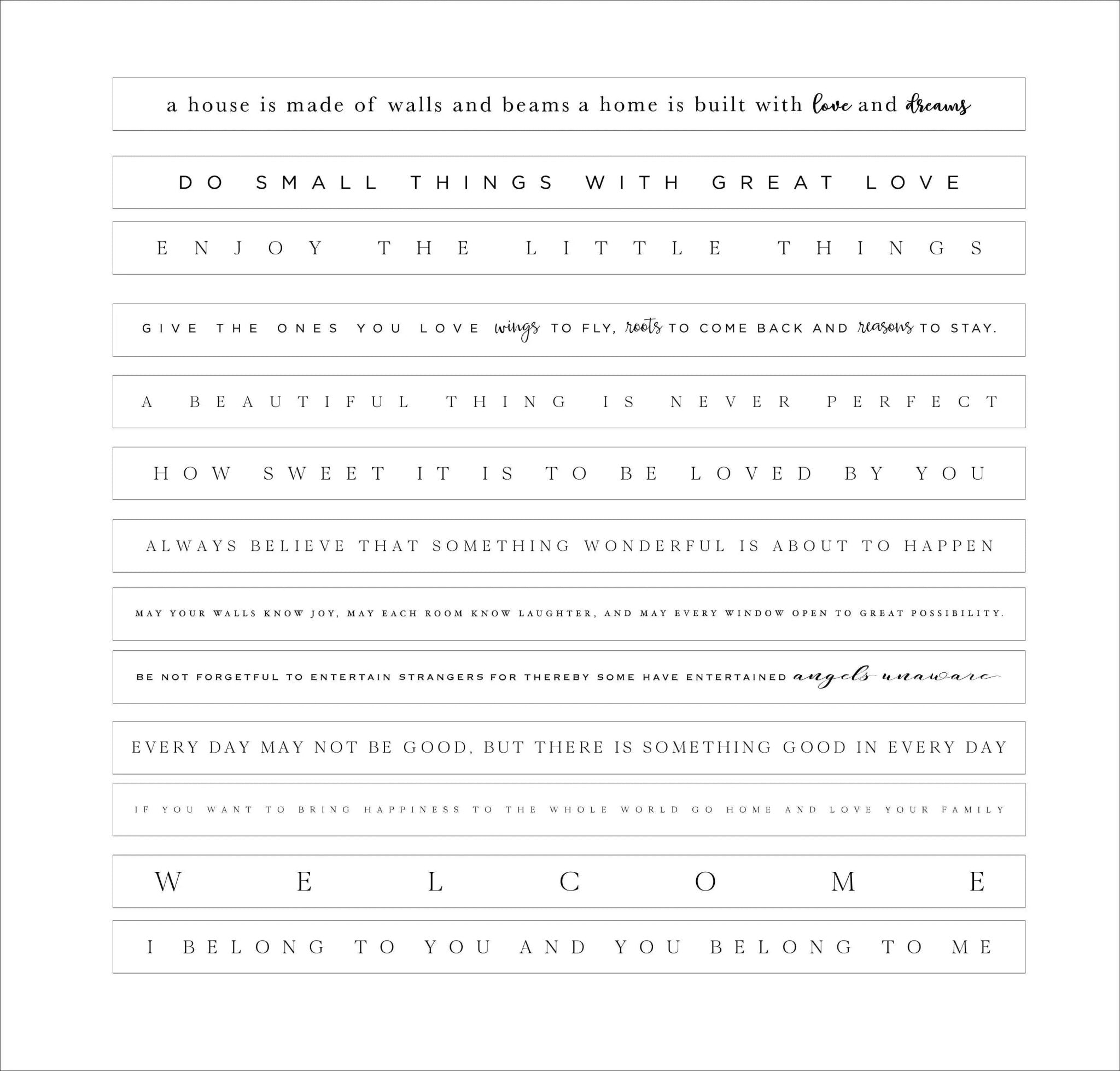 Wooden Rustic Long Slim Signs PRE ORDER UP TO SIX WEEK DELIVERY TIME - Home DecorHome Decor - Lulu Loves Home