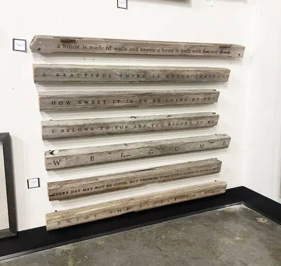 Wooden Rustic Long Slim Signs PRE ORDER UP TO SIX WEEK DELIVERY TIME - Home DecorHome Decor - Lulu Loves Home