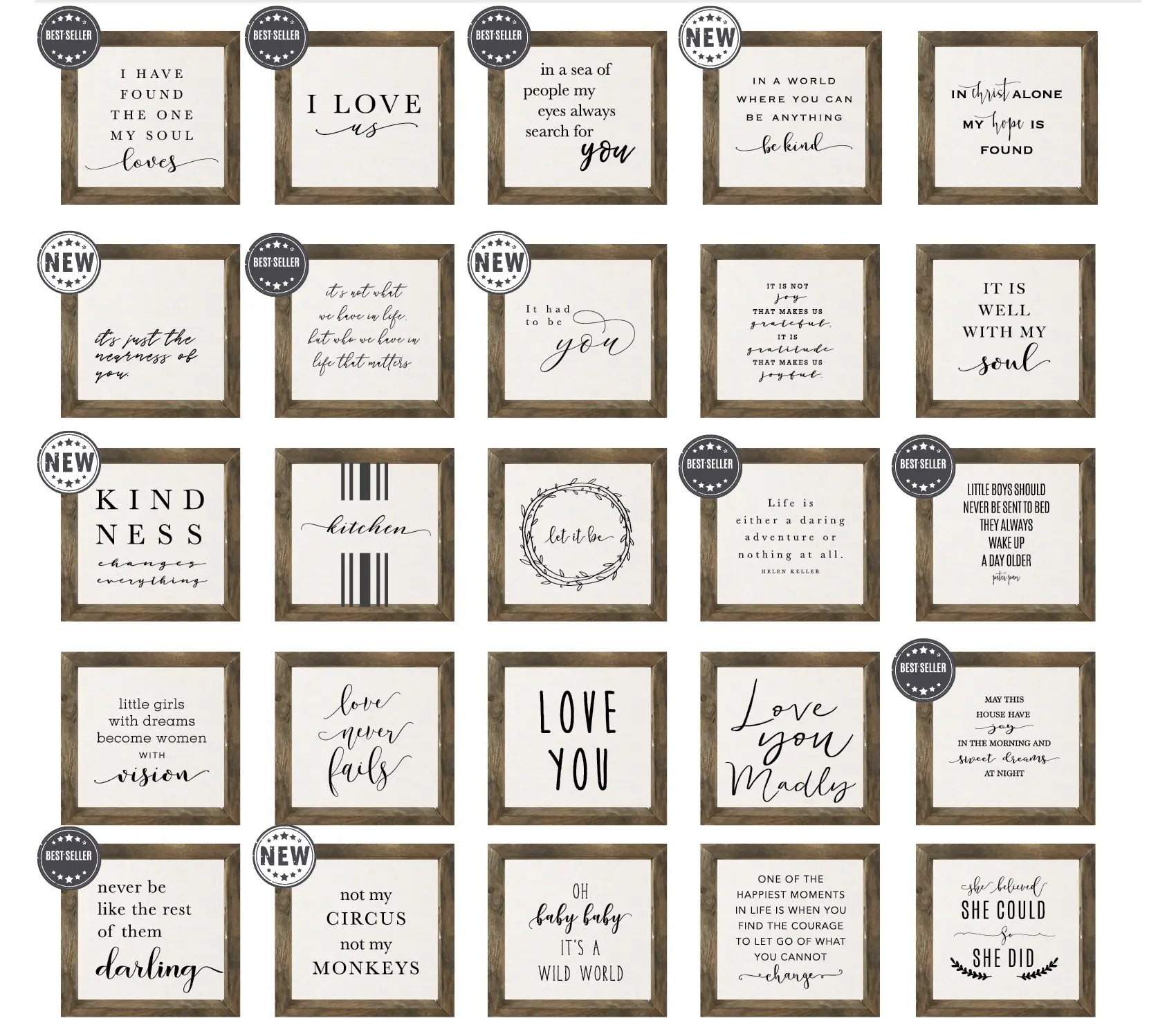 Wooden Rustic Small Framed Sign - Be Happy It Drives People Crazy - Posters, Prints, & Visual ArtworkPosters, Prints, & Visual Artwork - Lulu Loves Home