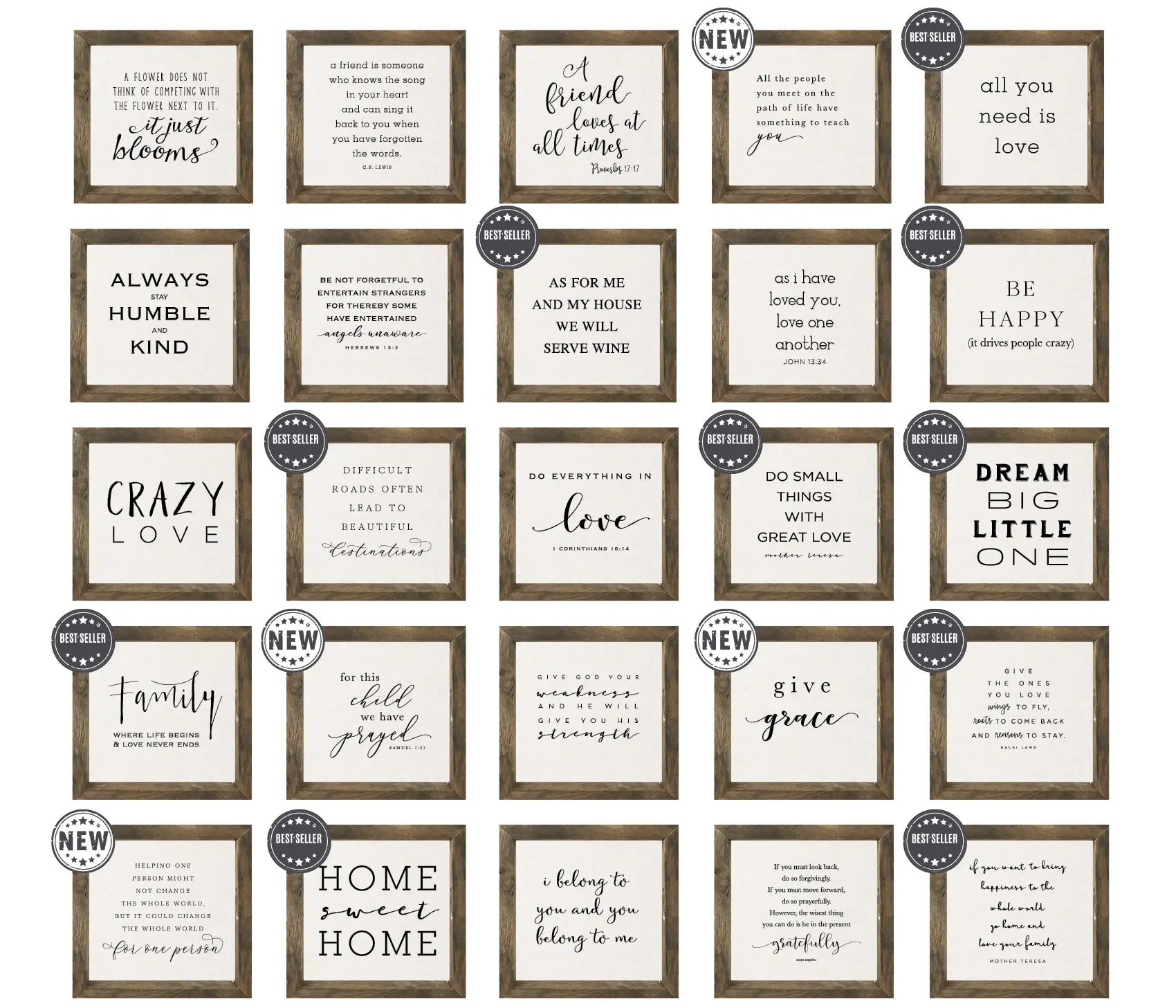 Wooden Rustic Small Framed Sign - Be Happy It Drives People Crazy - Posters, Prints, & Visual ArtworkPosters, Prints, & Visual Artwork - Lulu Loves Home