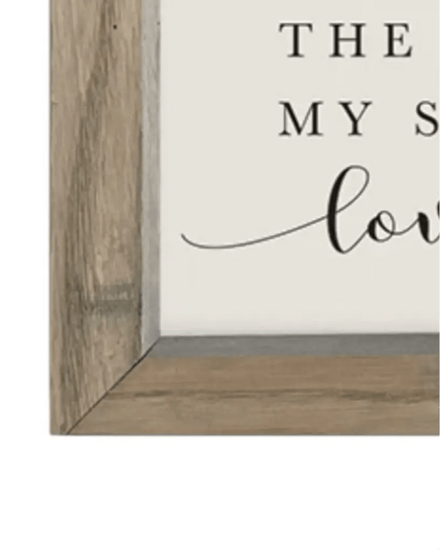 Wooden Rustic Small Framed Sign - I Have Found the One My Soul Loves - Posters, Prints, & Visual ArtworkPosters, Prints, & Visual Artwork - Lulu Loves Home