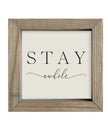 Wooden Rustic Small Framed Sign - Stay Awhile - Posters, Prints, & Visual ArtworkPosters, Prints, & Visual Artwork - Lulu Loves Home