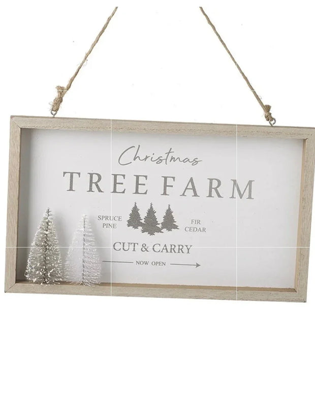 Wooden Sign - Christmas Tree Farm - Seasonal Decor - ChristmasSeasonal Decor - Christmas - Lulu Loves Home