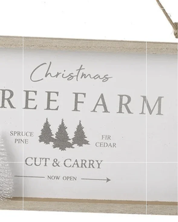 Wooden Sign - Christmas Tree Farm - Seasonal Decor - ChristmasSeasonal Decor - Christmas - Lulu Loves Home