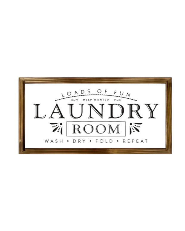 Wooden Sign - Laundry Room - Kitchen & DiningKitchen & Dining - Lulu Loves Home