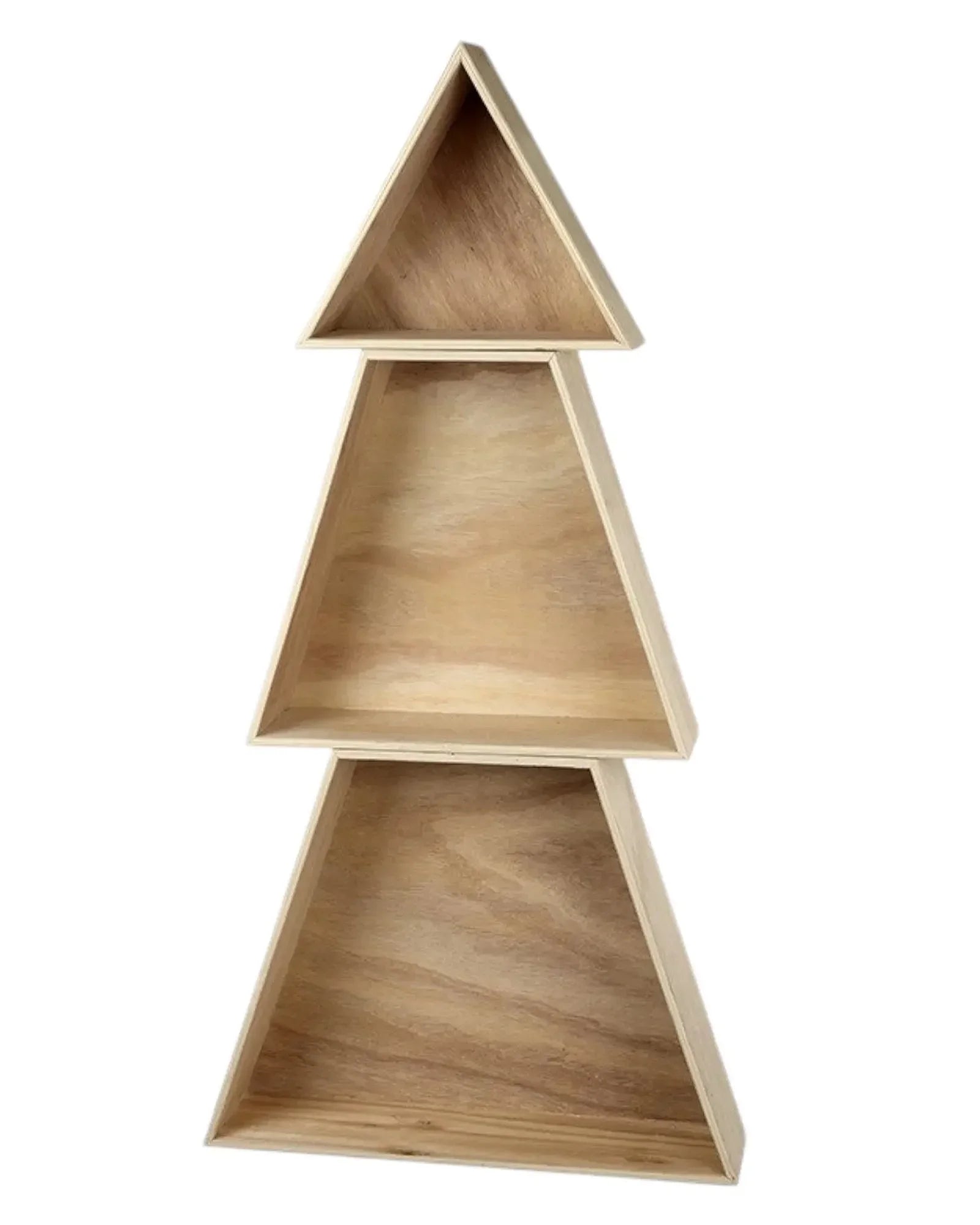 Wooden Tree Shape Display Shelves - Seasonal Decor - ChristmasSeasonal Decor - Christmas - Lulu Loves Home