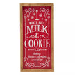North Pole Milk & Cookie Wall Plaque