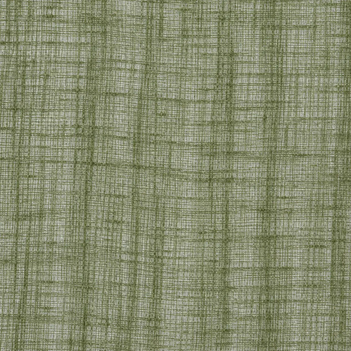 Olive green woven sheer voile curtain panel from Riva Home showing soft, lightweight fabric with woven texture detail.