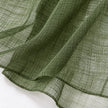 Olive green woven sheer voile curtain panel from Riva Home with soft, draped fabric detail for elegant window decor.