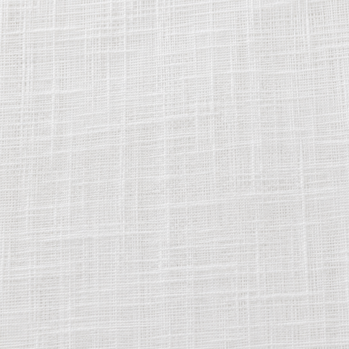 Yard white sheer voile curtain panel macro detail of the woven fabric