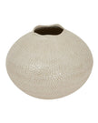 Zaffera Ivory Caldron Textured Vase - VasesVases - Lulu Loves Home