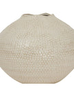 Zaffera Ivory Caldron Textured Vase - VasesVases - Lulu Loves Home