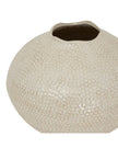 Zaffera Ivory Caldron Textured Vase - VasesVases - Lulu Loves Home