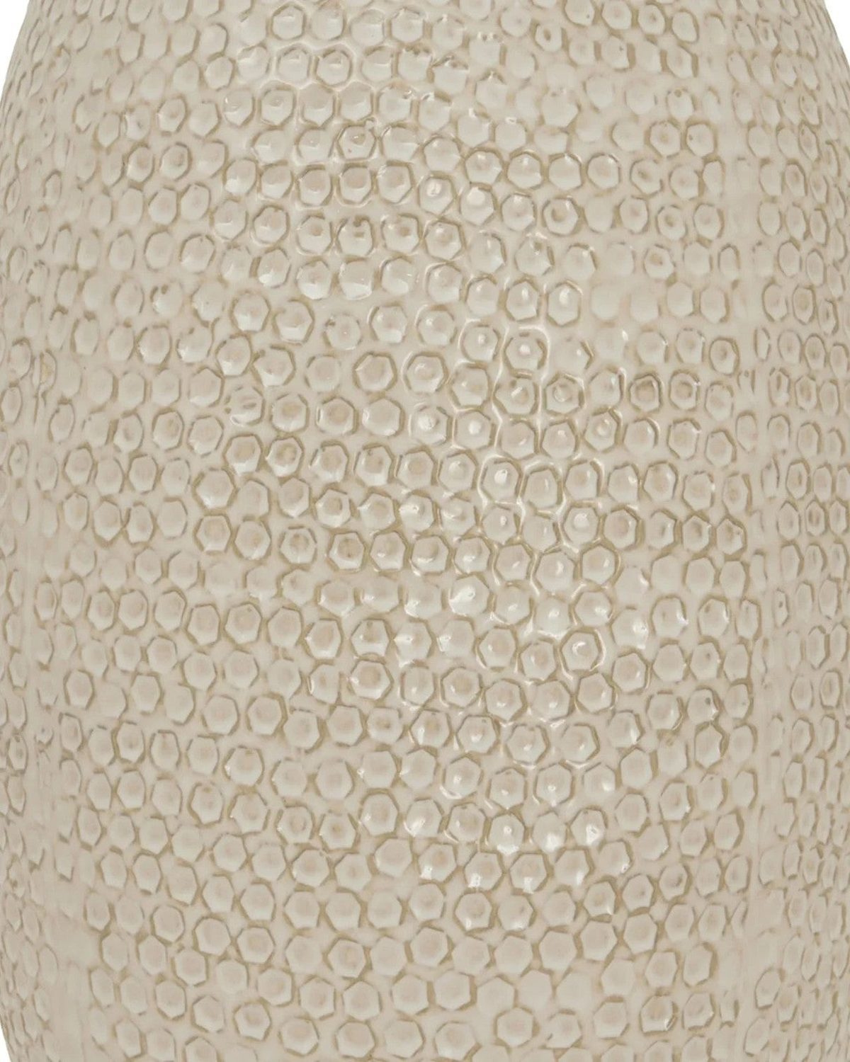 Zaffera Ivory Tall Textured Vase - VasesVases - Lulu Loves Home
