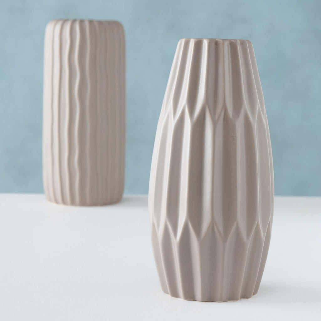 Aquarel Greige Vase - Lulu Loves Home - Vases