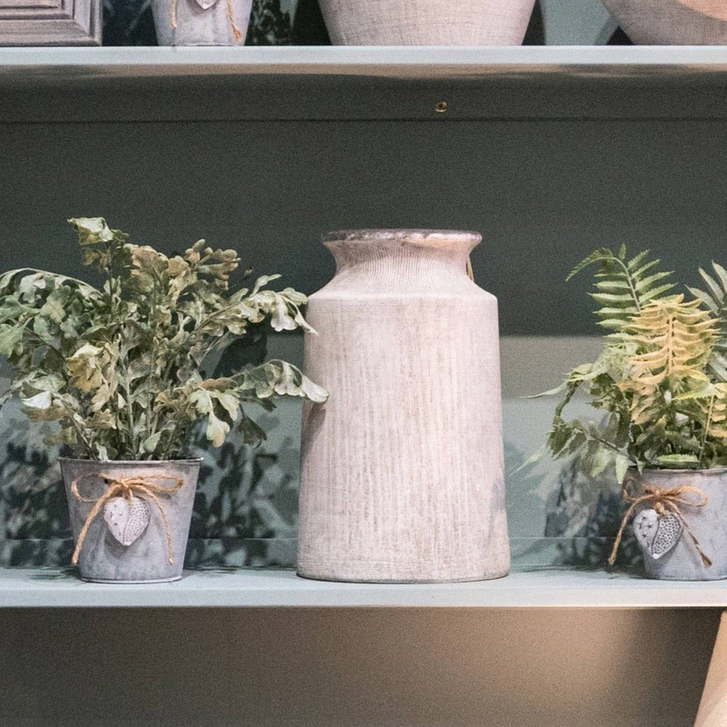 Bloomville Urn Stone Concrete Vase - Lulu Loves Home - Vases