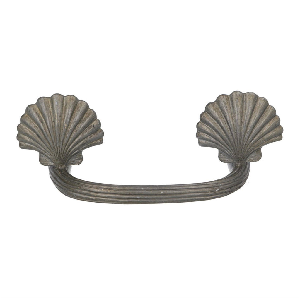 Cabinet Handle - Pewter Shell - Lulu Loves Home - Cabinet Knobs & Handles