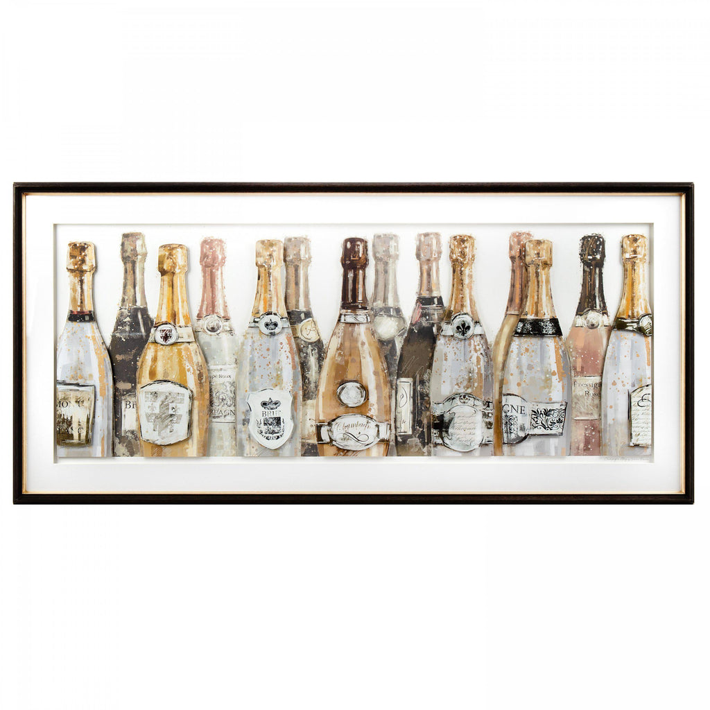 Canvas Framed Print - Champagne Alley - Lulu Loves Home - Posters, Prints, & Visual Artwork