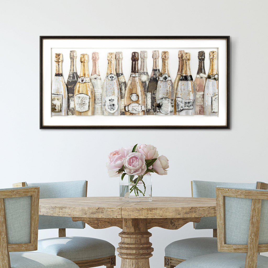 Canvas Framed Print - Champagne Alley - Lulu Loves Home - Posters, Prints, & Visual Artwork